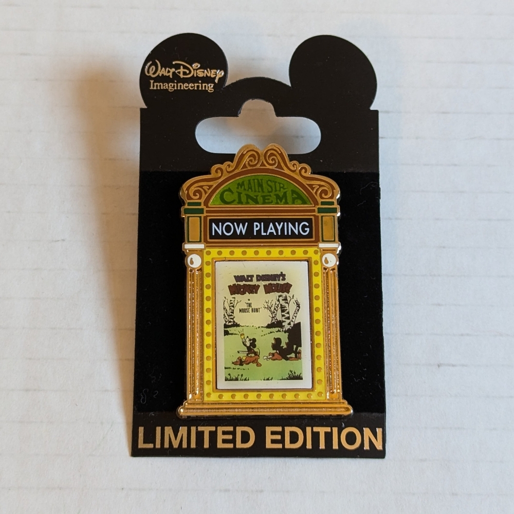 Disney WDI Limited Edition Main Street Cinema The Moose Hunt Mickey Trading Pin